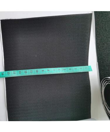 6 Width Self Adhesive Hook and Loop Fastening Tape Heavy Duty Strips - Black, 1 Yard - Buy Online on GoSupps.com