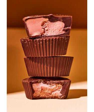 Buy KoRo Organic Nut Butter Cups Cashew-Strawberry | Vegan Chocolate Snack | 12x3x13g - Crunchy & Fruity Delights - Buy Online on GoSupps.com