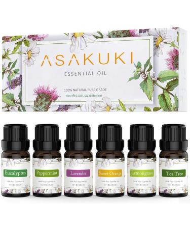 ASAKUKI Fruit Essential Oils Gift Set, 6 x 10ml Premium Fruity Fragrance  Oil for Candle Soap Making - Passion Fruit…