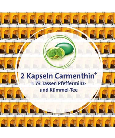 Carmenthin 84 Soft Capsules | Digestive Disorders Relief | Vegetable Drugs for Flatulence & Fullness | With Peppermint & Caraway Oil | Soothes Gastrointestinal Tract - Buy Online on GoSupps.com