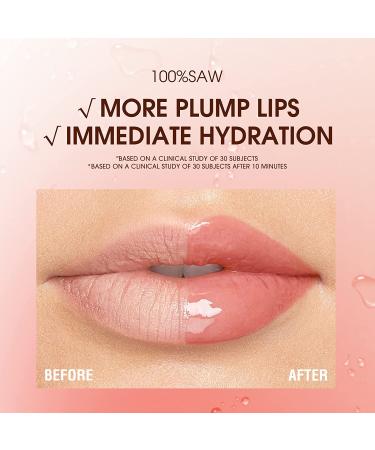 LANGMANNI Moisturizing Lip Oil - No-Sticky Lip Gloss & Balm for Hydrating & Nourishing Dry Lips (Strawberry) - Buy Online on GoSupps.com