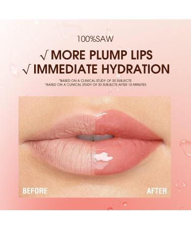 BANGFENG 2Pack Hydrating Lip Glow Oil Plumping Tinted Lip Balm Set - Long Lasting & Nourishing Non-Sticky Formula - Buy Online on GoSupps.com