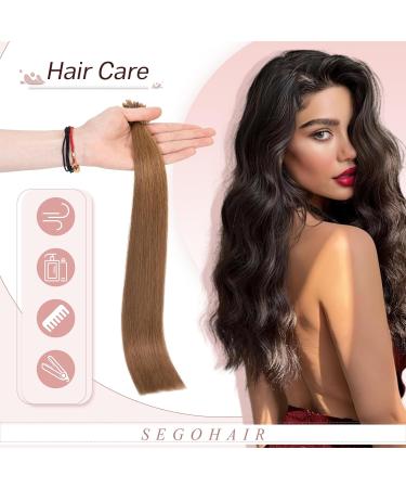 SEGOHAIR U Tip Hair Extensions Pre Bonded Hair Extensions Remy Human Hair Extensions 50 Strands 1g/Strands U-Tip Keratine Nail Fusion Hair Extensions 18 inch Chestnut Brown 18inch 06Y-Chestnut Brown - Buy Online on GoSupps.com