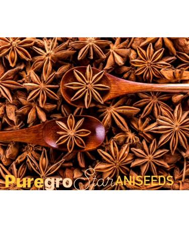 PureGro STAR ANISEEDS 50g 100% Natural Quality Product. - Buy Online on GoSupps.com
