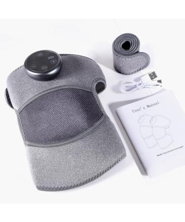 Heated Knee Pad for Pain Relief | Adjustable Heat & Vibration Massage Brace - International Shipping Available - Buy Online on GoSupps.com