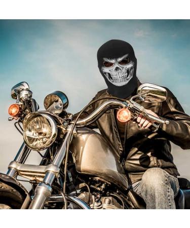 Skull Mask Balaclava for Men - Halloween Skeleton Face Mask for Outdoor Riding & Cosplay - Buy Online on GoSupps.com
