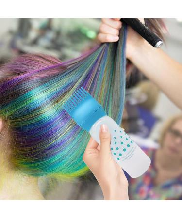 Wisylizv Scalp Applicator Comb | Bottle Applicator Brush with Graduated Scale | Hair Oiling Applicator Bottle for Hair Dye Oil Comb Precise for Scalp and Hair Care Blue - Buy Online on GoSupps.com