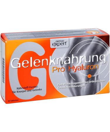 Joint Nutrition Pro Hyaluron Orthoexpert Tablets - 90 pcs | Premium Joint Support & Hydration - Buy Online on GoSupps.com