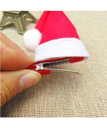 Lurrose Christmas Hat & Hair Clip - Festive Barrette Ornaments for Women | Perfect Christmas Party Accessories - Buy Online on GoSupps.com