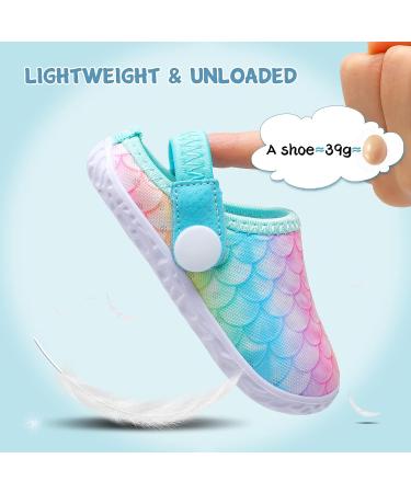 FEETCITY Baby Sandals - Summer Crib Shoes for Infants, Pinkfishscale, Size 7-8 - Buy Online on GoSupps.com
