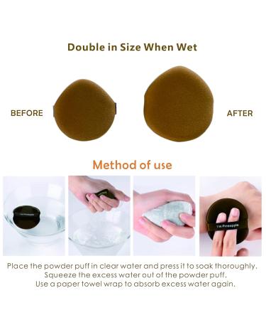 Buy 6 Piece Boxed Makeup Puff - Dual-Sided Precision Tool for No Waste Makeup | Air Cushion Puff (Egg Yolk) - Perfect Fit for Flawless Application - International Shipping Available - Buy Online on GoSupps.com