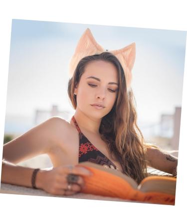 POPETPOP Furry Fox Ears Headband Headbands Hair Ties Animal Headband Cat Accessories Cat Headband Hair Accessories for Headband for Teens Fabric 's Set Ear Cat Ear Hair Hoop - Buy Online on GoSupps.com
