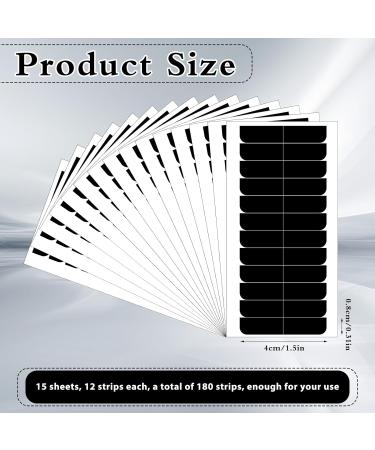 Hair Tape for Extensions 180 Pieces Replacement Hair Extension Tapes for Hair Extensions Double Sided Tape In Tape Replacement Pre-Cut Hair Extension Tape Tabs for Wigs Supplies 4 0.8 cm (Black) - Buy Online on GoSupps.com