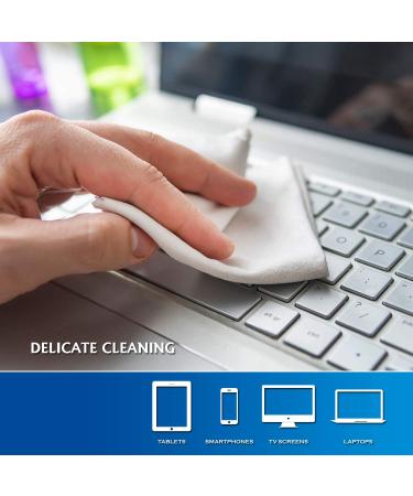 AAwipes Eyeglasses Cleaning Cloth Microfiber Cleaning Cloths 30 Pack for Cleaning Glasses  Lenses  Phones  Screens  Camera Silverware  Any Other Delicate Surfaces (6"x7"  10 White + 20 Dark Grey) - Buy Online on GoSupps.com