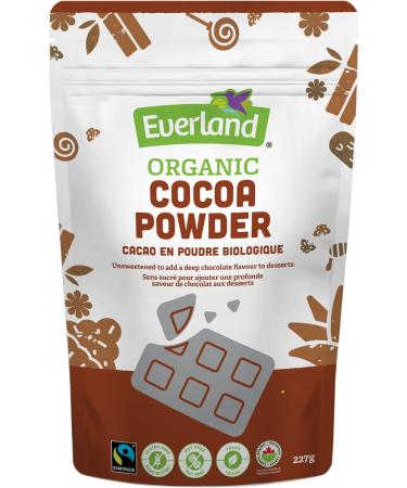 Everland Organic Cocoa Powder 250 g (Pack of 1) - Buy Online on GoSupps.com