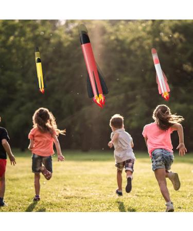 TDDL 14-Piece Rocket Toys Set for Kids | Foam Rockets & Air Pressure Outdoor Gifts for Girls Aged 3-12 - Buy Online on GoSupps.com
