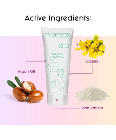 Mi Amante ella sulfatefree Volume Shampoo for thin hair without volume 300ml - Buy Online on GoSupps.com
