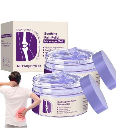 100g Gel Articulaire & Musculaire Rafra chissant Apaisement Cibl Genoux Dos Nuque & Mains Absorption Rapide (Deux bo tes)