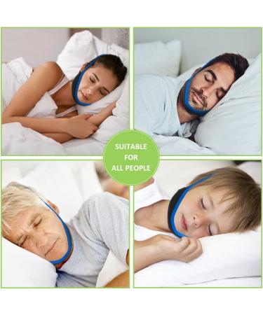 CPAP Compatible Anti Snoring Chin Strap - Adjustable Breathable Head Band for Men and Women - Stop Snoring and Dry Mouth - Sleep Aid Solution - Buy Online on GoSupps.com