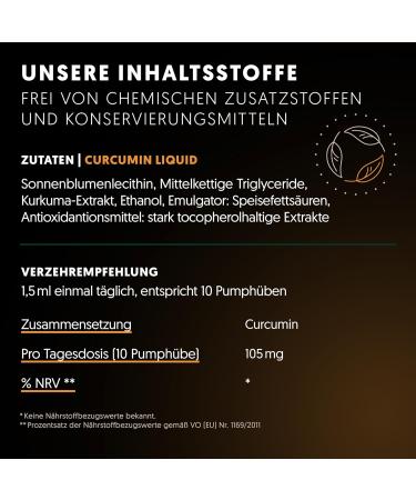 Biosomo Liposomal Curcumin - High Bioavailability Turmeric Extract with 95% Curcuminoids - Scientist-Developed 50ml - Buy Online on GoSupps.com