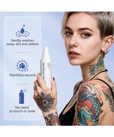  Generisch Piercing cleaning solution - 120 ml - Solution for body piercings - Suitable for nose stomach skin face home travel and fitness - Buy Online on GoSupps.com