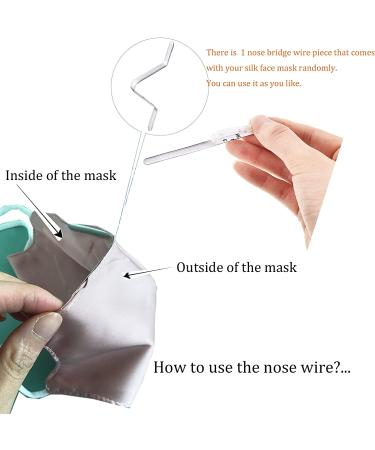 100% Mulberry Silk Face Masks for Women | 4-Pack Adjustable Fashion Masks with Filter Pocket - Buy Online on GoSupps.com