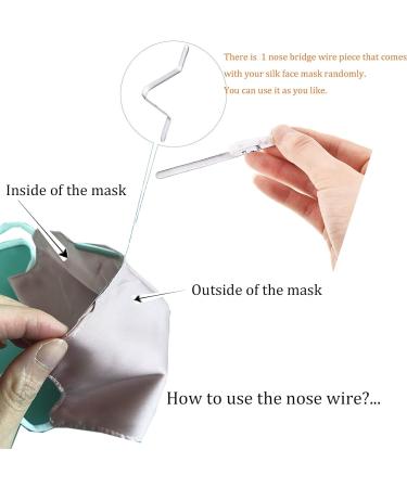 100% Mulberry Silk Face Masks 4-Pack for Sensitive Women - Black, Dusty Rose, Pink - Buy Online on GoSupps.com