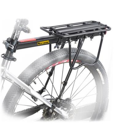 West Biking 110Lb Capacity Almost Universal Adjustable Bike Cargo Rack Cycling Equipment Stand Footstock Bicycle Luggage Carrier Racks with Reflective Logo Black - Buy Online on GoSupps.com