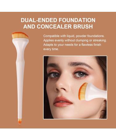 Foundation Concealer Brush Set - Double-Ended Blending Makeup Brush for Liquid/Powder - Pink Face Makeup Brushes - Buy Online on GoSupps.com