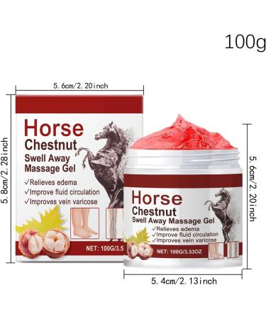 Body Massage Gel | 100g Natural Body Gel Soothing Skin | Fast Absorbing Cream Moisturizing Solution for Ages Seniors Men Women Sports - Buy Online on GoSupps.com