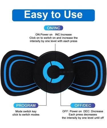 5 in 1 Full-Body Massager - Wireless Pain Relief Device with 6 Modes & Massage Plaster for Everyday Muscle Relief - Buy Online on GoSupps.com