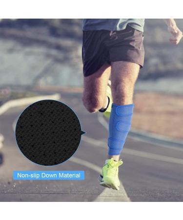 Calf Brace for Torn Muscle & Shin Splints | Compression Sleeve for Lower Leg Injury | Neoprene Support Wrap - Buy Online on GoSupps.com