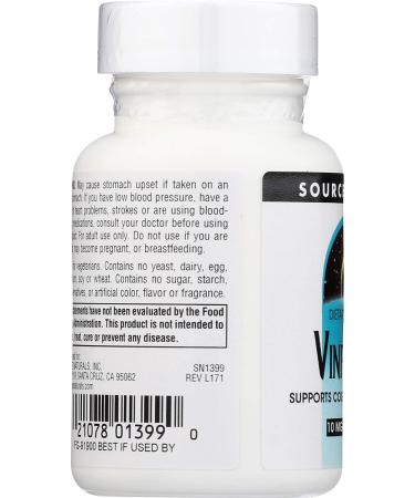 Source Naturals Vinpocetine 10 mg - 120 Tablets for Cognitive Support - Buy Online on GoSupps.com