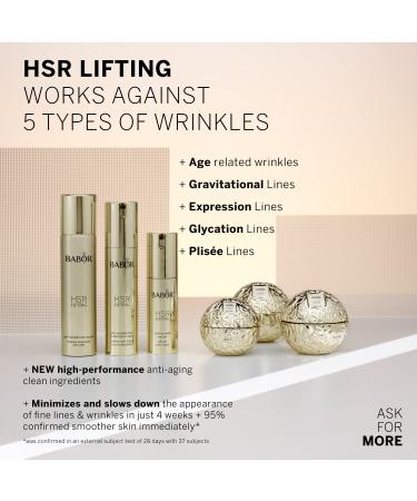 Babor HSR Lifting Eye Cream - Anti Aging Solution to Minimize Wrinkles, Bags & Dark Circles | Clean, Vegan Formula - Buy Online on GoSupps.com