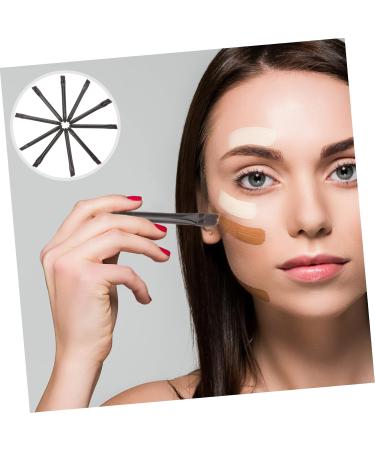 DRESSOOS 10 Pcs Eye Shadow Brush Makeup Tool Lip Applicator Cosmetic Brush Makeup Brush Eyeshadow Nylon Black - Buy Online on GoSupps.com