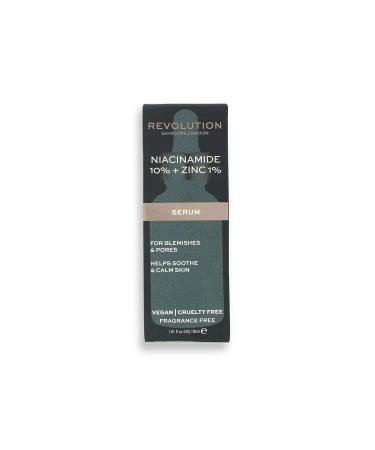 Revolution Skincare Blemish & Pore Refining Serum - 10% Niacinamide, 1% Zinc - Vegan & Cruelty Free - 30ml - Buy Online on GoSupps.com