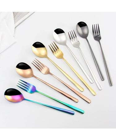 Portable Cutlery Set Cutlery Sets 6 Piece for Birthday Parties Buffets Picnics BBQ Weddings Camping Kitchenware (Size : Rose Gold) - Buy Online on GoSupps.com