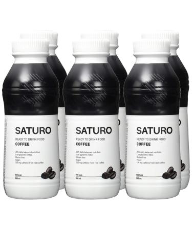 Saturo Vanilla Drinking Meal | Vegan Astronaut Food | 500 kcal Protein-Rich Nutrients | 12 x 500 ml (6 Pack) - Order Internationally - Buy Online on GoSupps.com