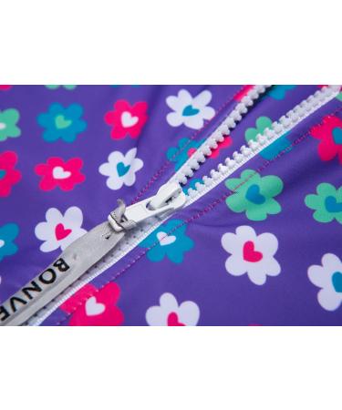 BONVERANO Baby Girls Swimsuit UPF 50+ Sun Protection Purple 2-3 Years - Buy Online on GoSupps.com