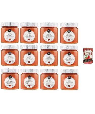 Italian Gourmet E.R. Cascina San Cassiano Dolomiti Bacon & Asiago DOP Sauces 190g + Italian Gourmet Peeled Tomatoes 400g