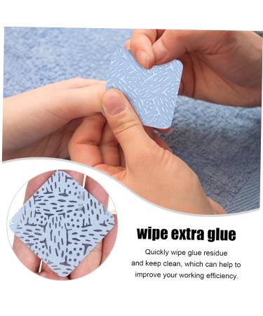 NOLITOY 1620 Pcs Lint-Free Eyelash Extension Supplies - Organic Nail Polish Glue Wiper Remover Pads & Manicure Rags for Perfect Lashes - Buy Online on GoSupps.com