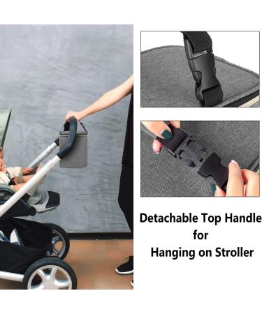 Teamoy Breastmilk Cooler Bag for 4 Large Bottles, Nursing Mom Back to Work (Gray) - Buy Online on GoSupps.com