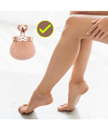 Extra Large Body Makeup Brush for Self Tanner Leg Makeup & Bronzer Suncreen Brush Applicator 3 inch Wide Kabuki Foundation Brush Oval Face Makeup Brush with Drawstring Bag (Rose Gold) - Buy Online on GoSupps.com