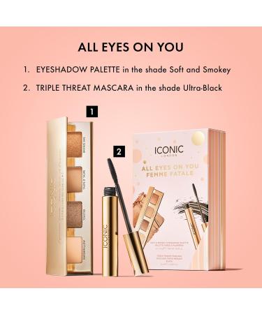 ICONIC LONDON All Eyes on You Makeup Set - Glow & Radiant Look Vegan & Cruelty-Free Perfect Gift for Any Occasion - Buy Online on GoSupps.com