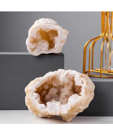 Room Decoration Natural Agate Geode Slice Quartz Cluster Crystal Points Minerals Specimen High Crystal Cuarzo Cluster/Druzy Natural Reiki Rock Used for Clarity and Purpose 400-500g (Size : 150-200g) - Buy Online on GoSupps.com