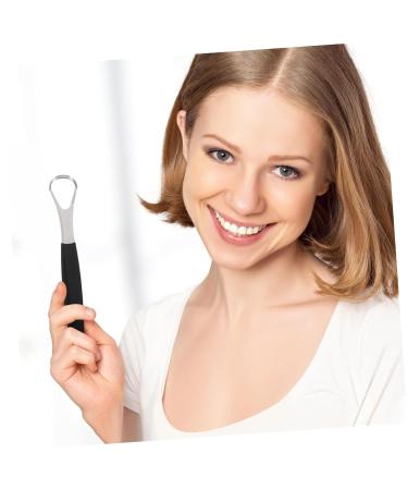 2 Sets Stainless Steel Oral Scrapers - Effective Mouth Cleaning Tool | International Shipping Available - Buy Online on GoSupps.com