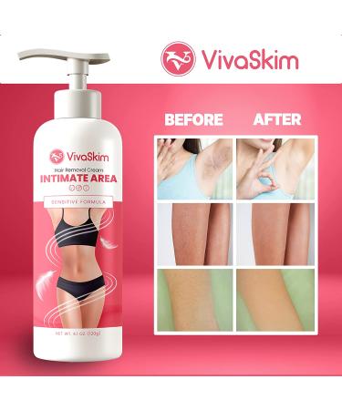 Women's Intimate Hair Removal Cream - Underarms & Private Parts - Painless Depilatory for All Skin Types - Buy Online on GoSupps.com