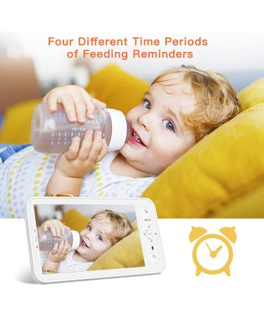 Arenti Video Baby Monitor with 2K Ultra HD Camera, 5 Display, Night Vision, Lullabies, Two Way Talk - White - Buy Online on GoSupps.com
