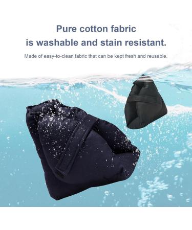 Anti-Decubitus Heel Protection Pillow - Foot Support Cushion for Pressure Relief & Ulcers - Ideal for Bedridden Patients - 1 Pair - Blue - Buy Online on GoSupps.com