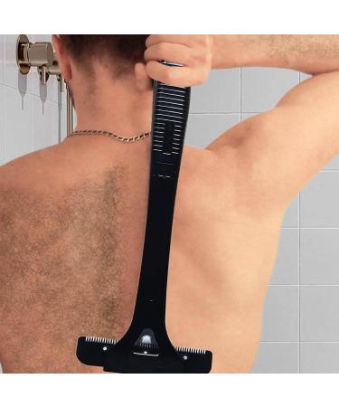 Fangz Back Hair Cutter for Men | Long Handle Foldable Body Hair Trimmer | Fast Hair Removal Tool - Buy Online on GoSupps.com